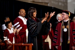 First Lady Michelle Obama Addresses Graduates at Spring Commencement